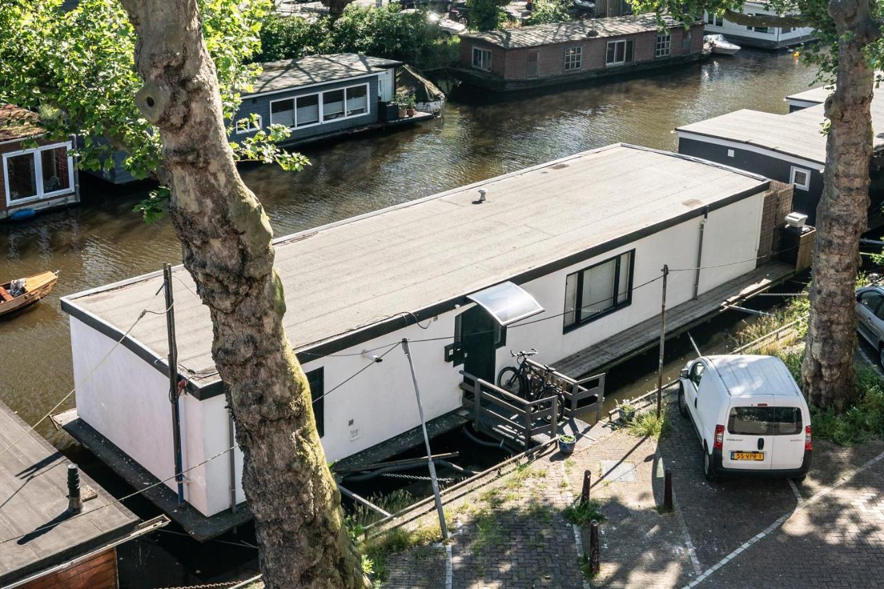 לינה וארוחת בוקר Amsterdam-Houseboat-Amstel מראה חיצוני תמונה