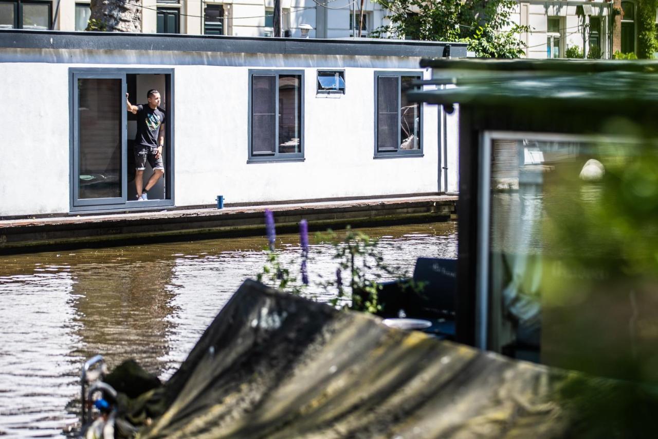 לינה וארוחת בוקר Amsterdam-Houseboat-Amstel מראה חיצוני תמונה
