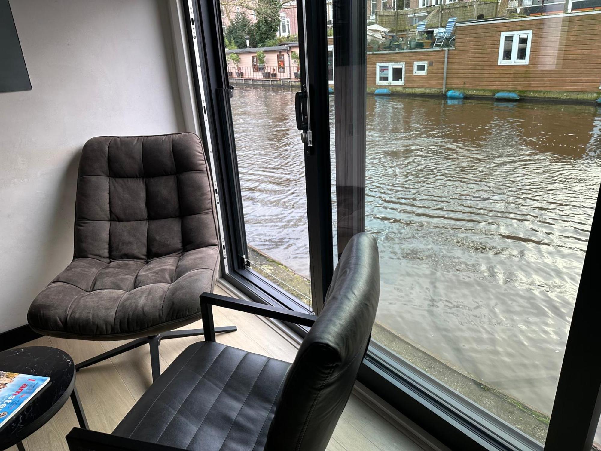 לינה וארוחת בוקר Amsterdam-Houseboat-Amstel מראה חיצוני תמונה